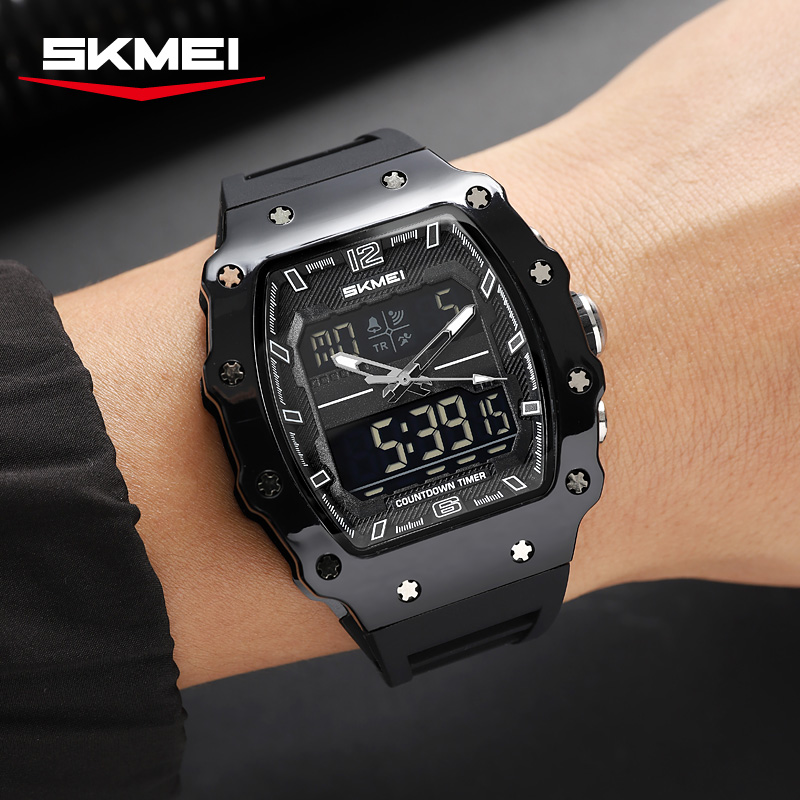 2600 SKMEI Men Dual Display Square Sport Watch