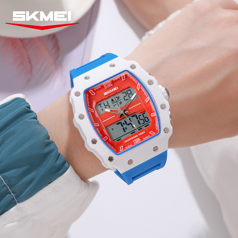 2600 SKMEI Men Dual Display Square Sport Watch