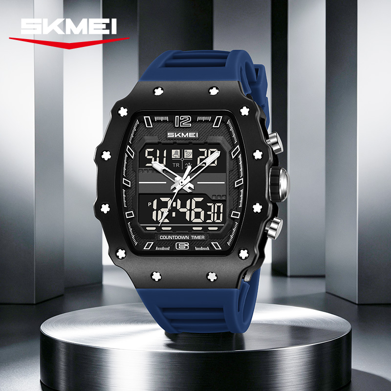2600 SKMEI Men Dual Display Square Sport Watch