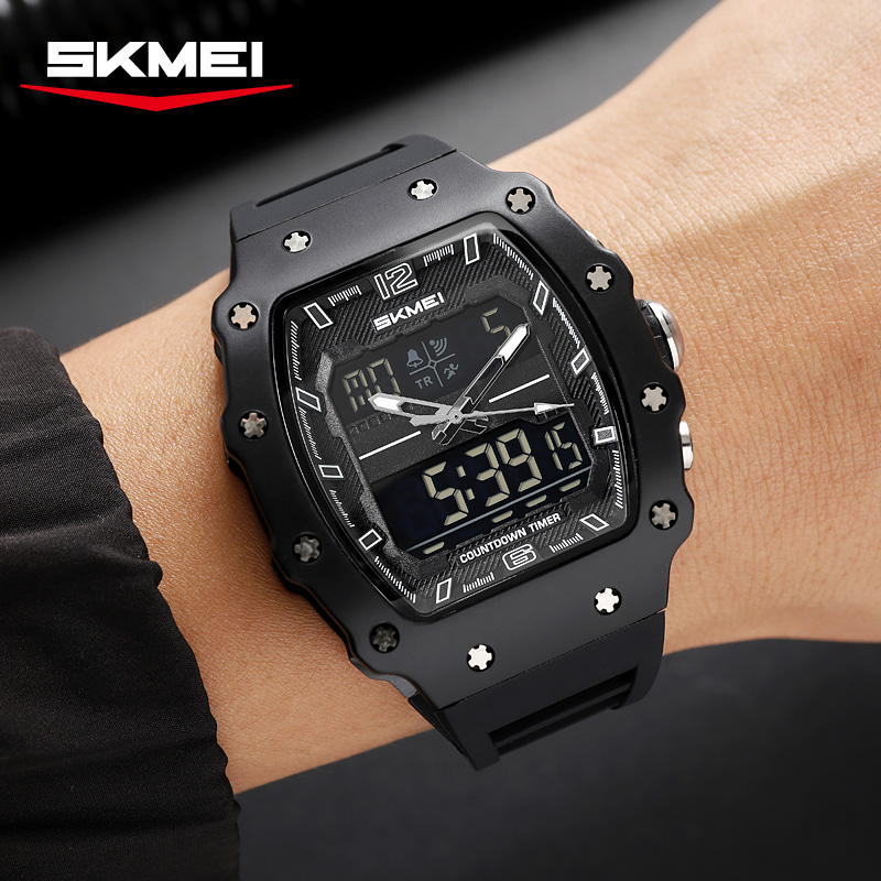 2600 SKMEI Men Dual Display Square Sport Watch