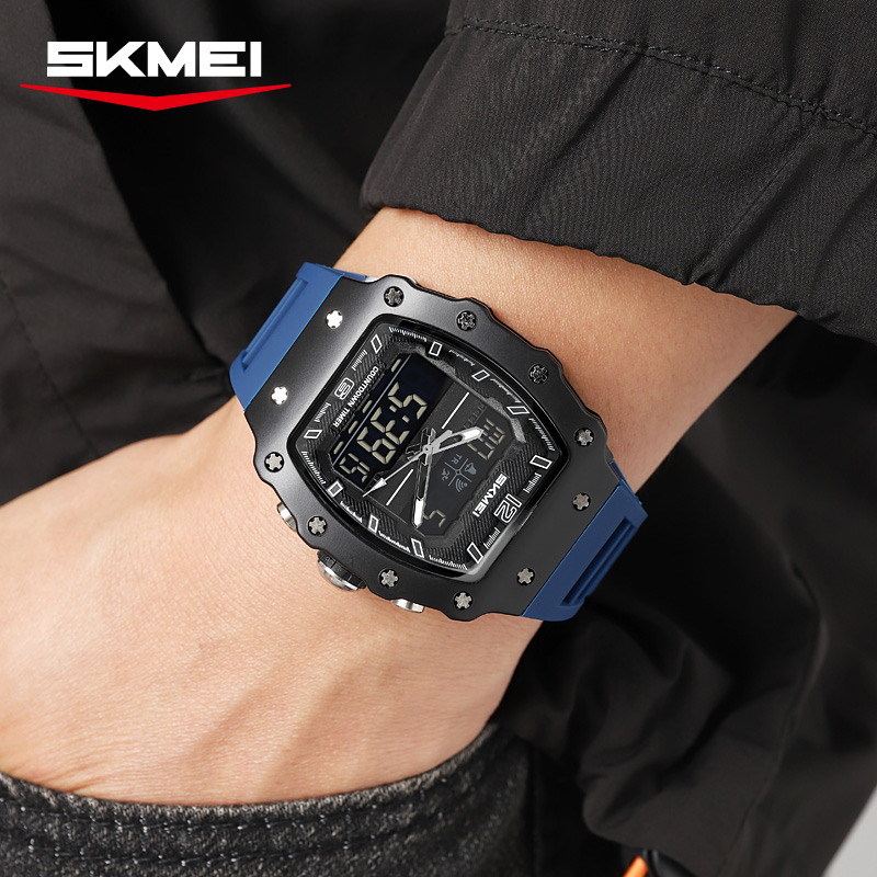 2600 SKMEI Men Dual Display Square Sport Watch