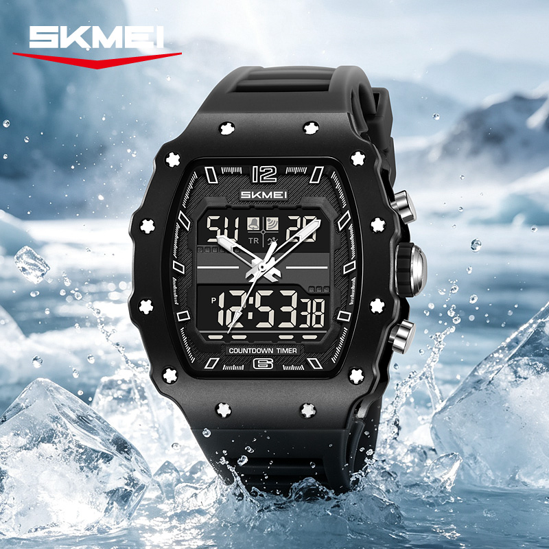 2600 SKMEI Men Dual Display Square Sport Watch