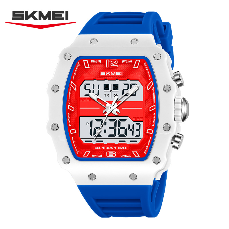 2600 SKMEI Men Dual Display Square Sport Watch