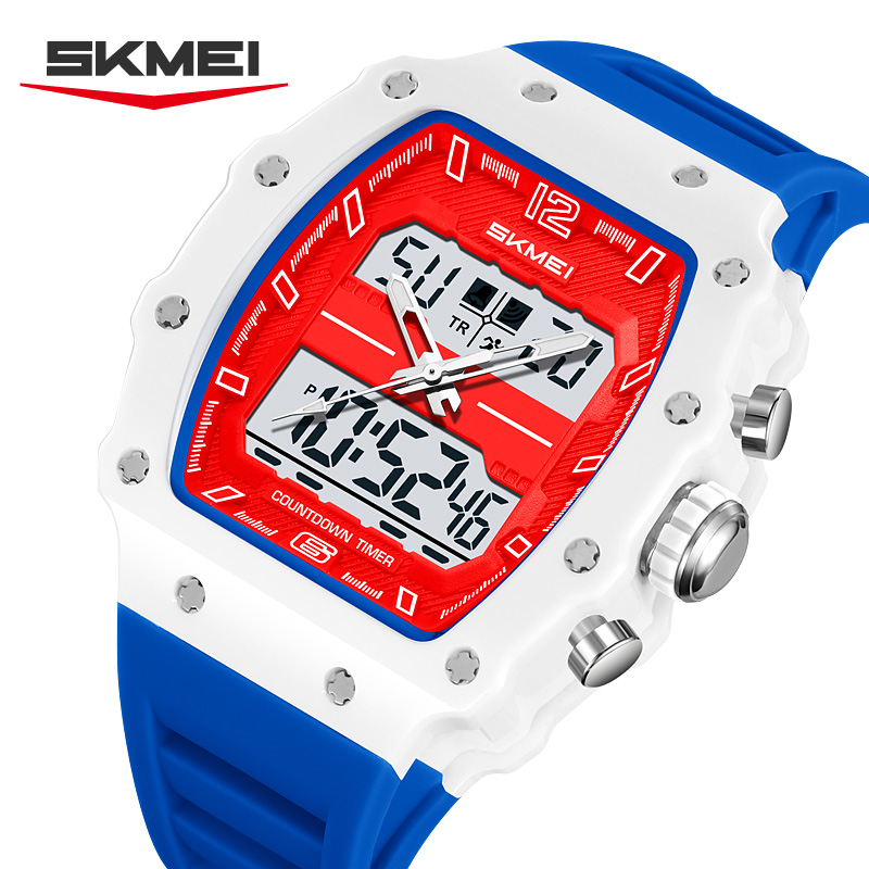 2600 SKMEI Men Dual Display Square Sport Watch