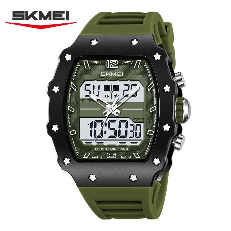 2600 SKMEI Men Dual Display Square Sport Watch