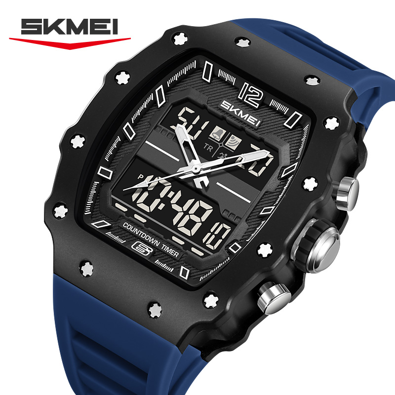 2600 SKMEI Men Dual Display Square Sport Watch
