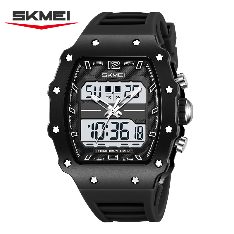 2600 SKMEI Men Dual Display Square Sport Watch