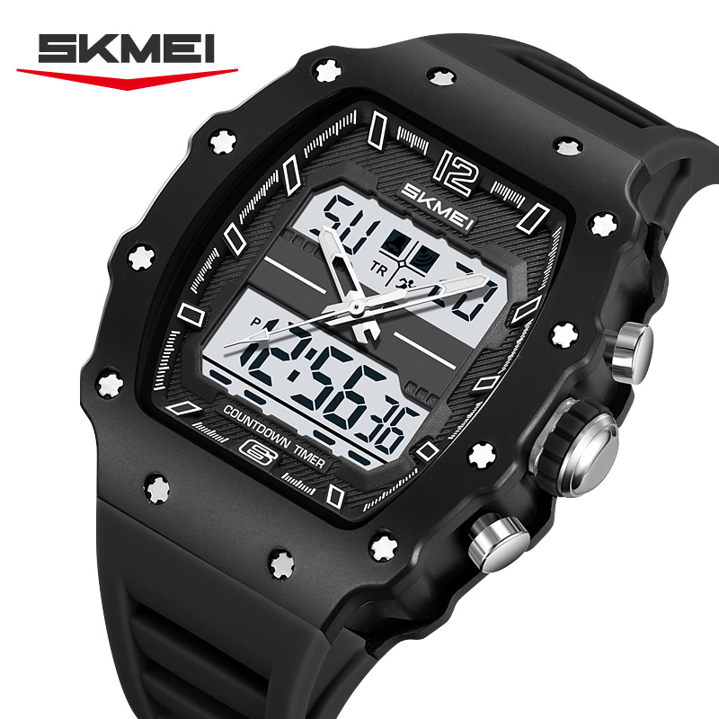 2600 SKMEI Men Dual Display Square Sport Watch