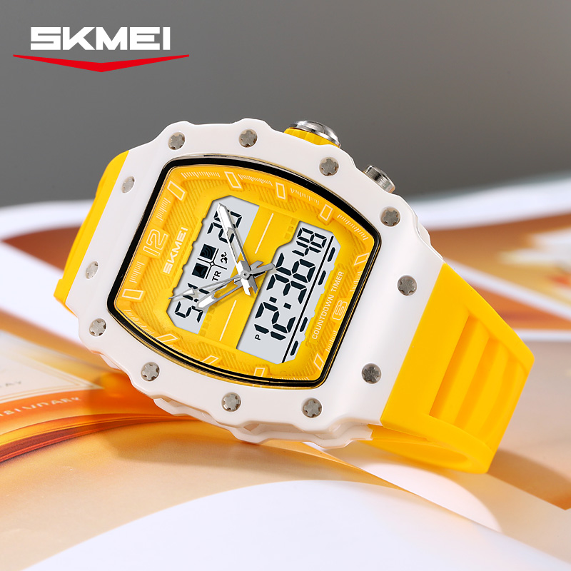 2600 SKMEI Men Dual Display Square Sport Watch