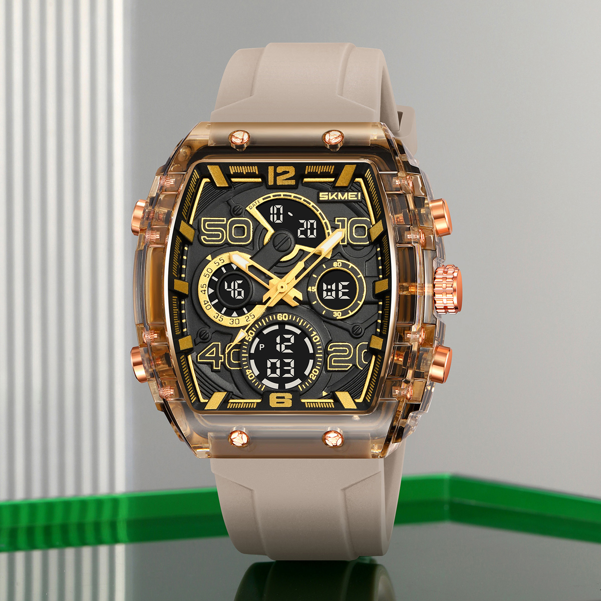 SKMEI 2603 ANALOG DIGITAL WATCH