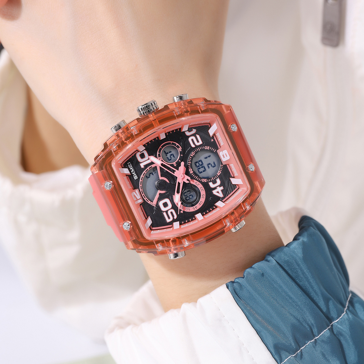 SKMEI 2603 ANALOG DIGITAL WATCH