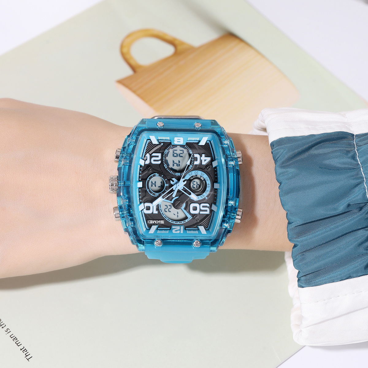 SKMEI 2603 ANALOG DIGITAL WATCH