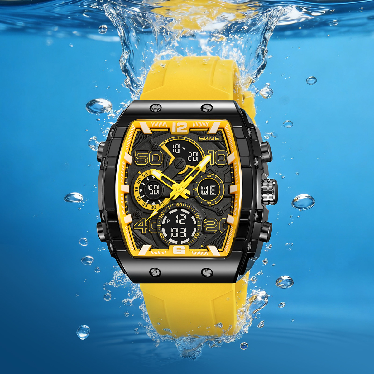 SKMEI 2603 ANALOG DIGITAL WATCH