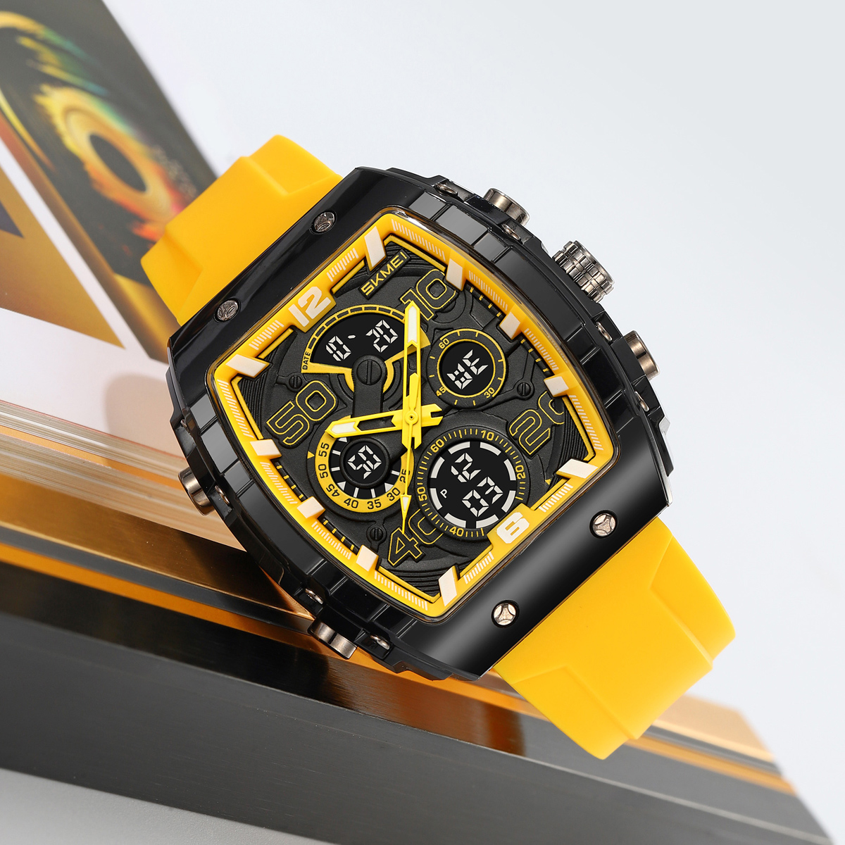 SKMEI 2603 ANALOG DIGITAL WATCH