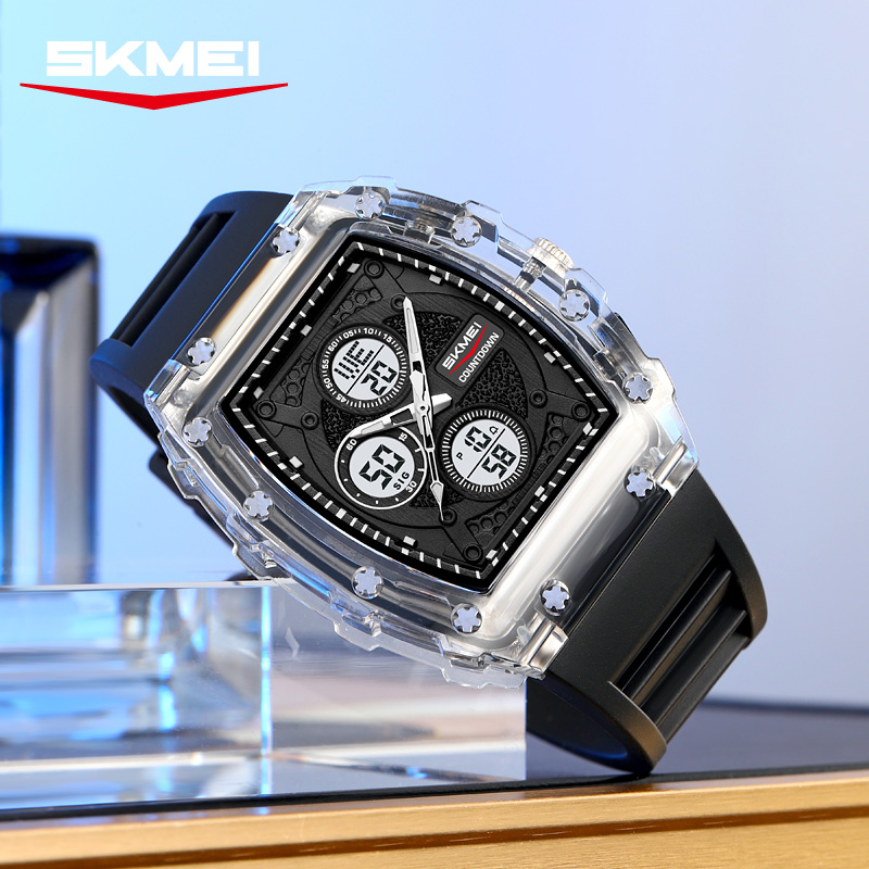 SKMEI 2605 Rugged Dual-Time Sports Watches