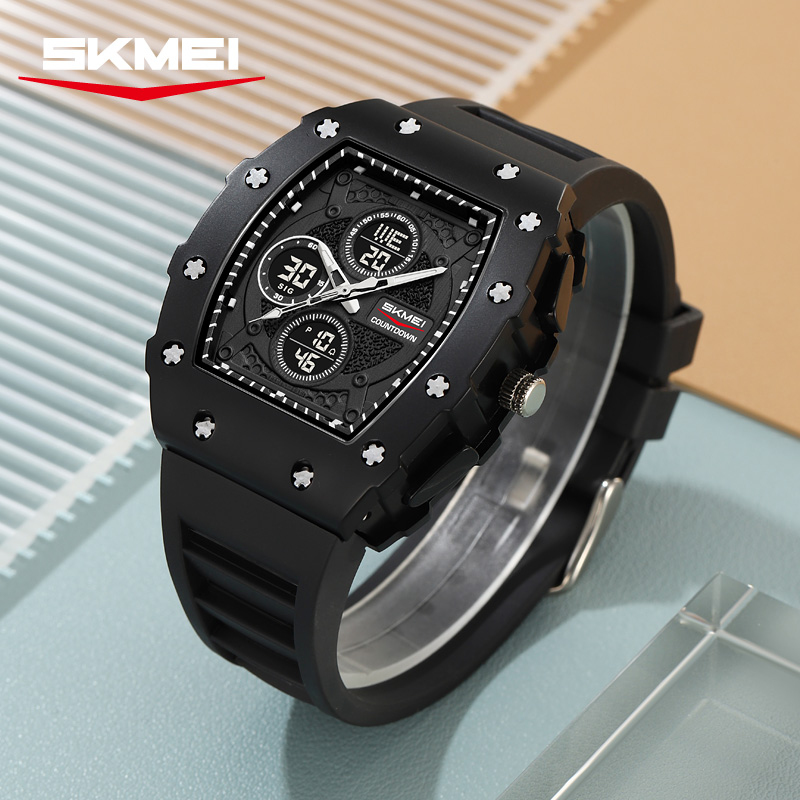 SKMEI 2605 Rugged Dual-Time Sports Watches