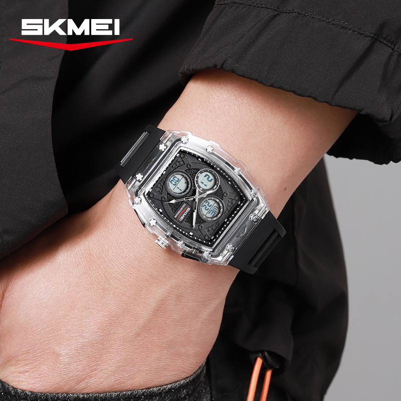 SKMEI 2605 Rugged Dual-Time Sports Watches