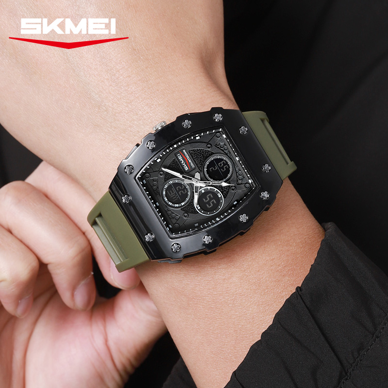 SKMEI 2605 Rugged Dual-Time Sports Watches