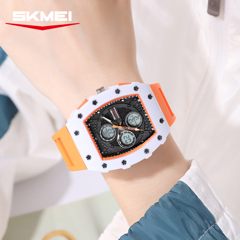 SKMEI 2605 Rugged Dual-Time Sports Watches