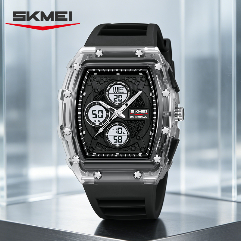 SKMEI 2605 Rugged Dual-Time Sports Watches