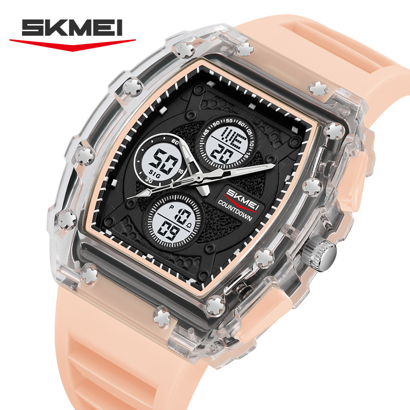 SKMEI 2605 Rugged Dual-Time Sports Watches
