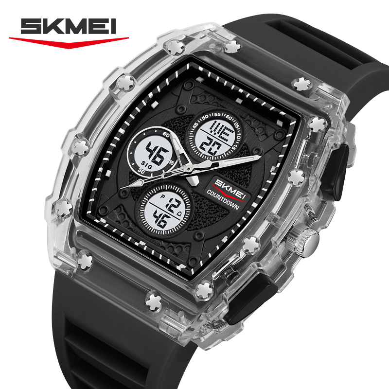 SKMEI 2605 Rugged Dual-Time Sports Watches