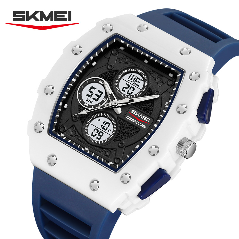 SKMEI 2605 Rugged Dual-Time Sports Watches