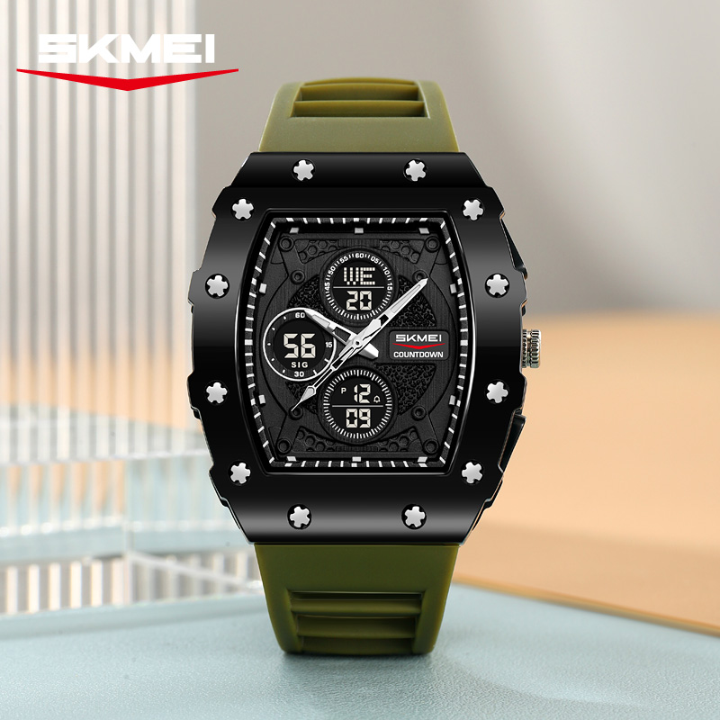 SKMEI 2605 Rugged Dual-Time Sports Watches