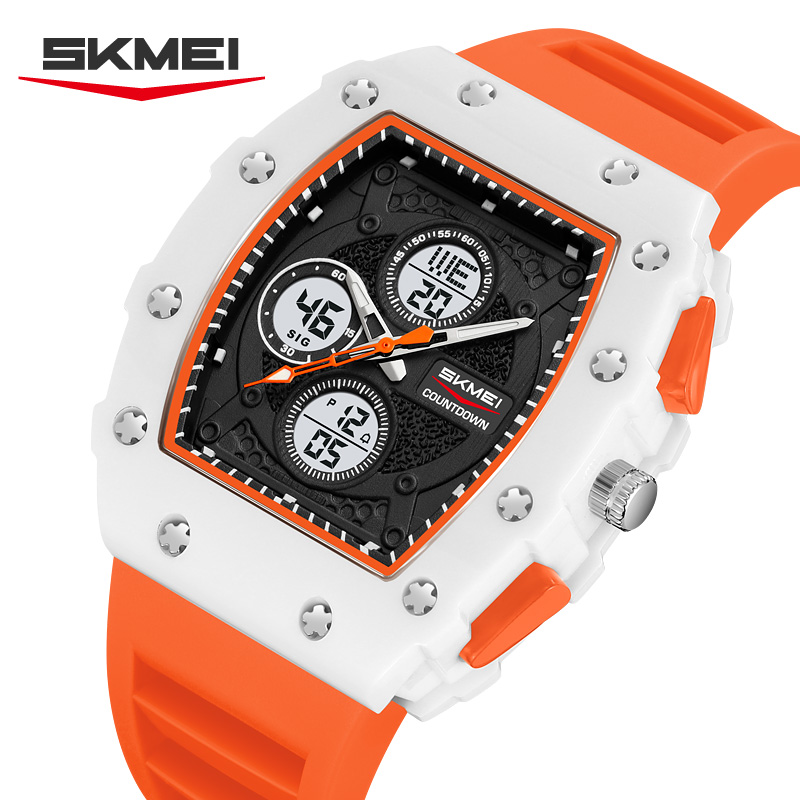 SKMEI 2605 Rugged Dual-Time Sports Watches