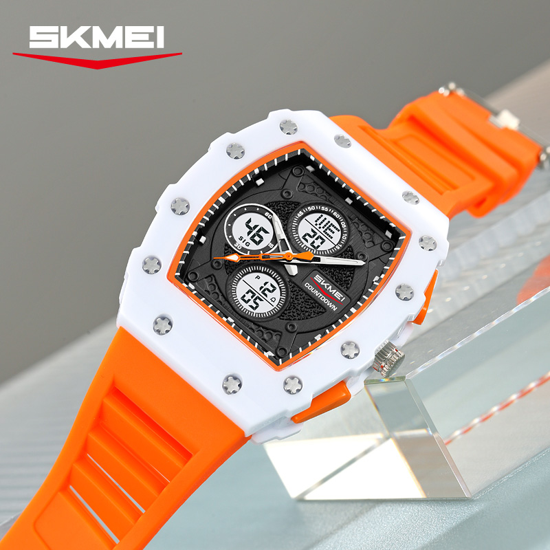 SKMEI 2605 Rugged Dual-Time Sports Watches
