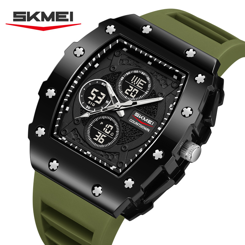 SKMEI 2605 Rugged Dual-Time Sports Watches