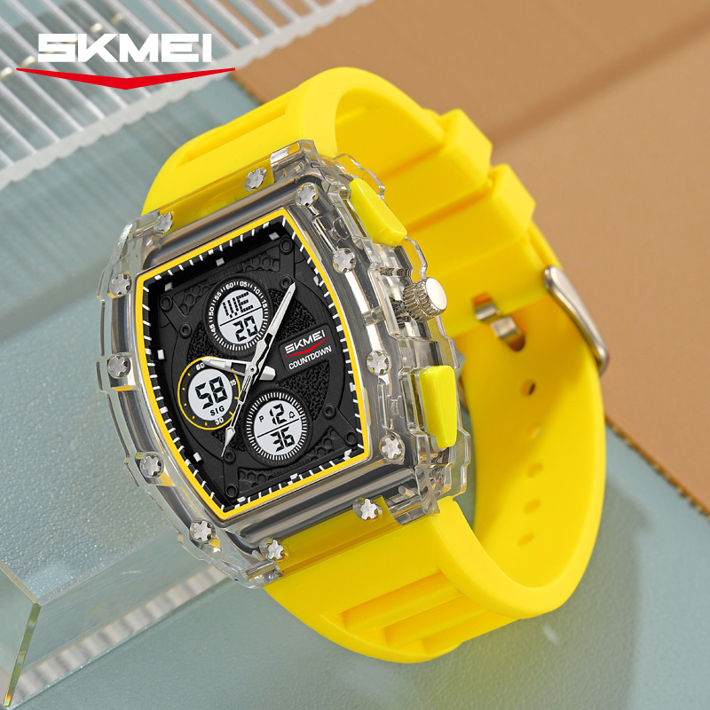 SKMEI 2605 Rugged Dual-Time Sports Watches