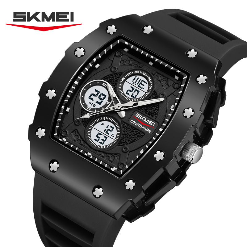 SKMEI 2605 Rugged Dual-Time Sports Watches