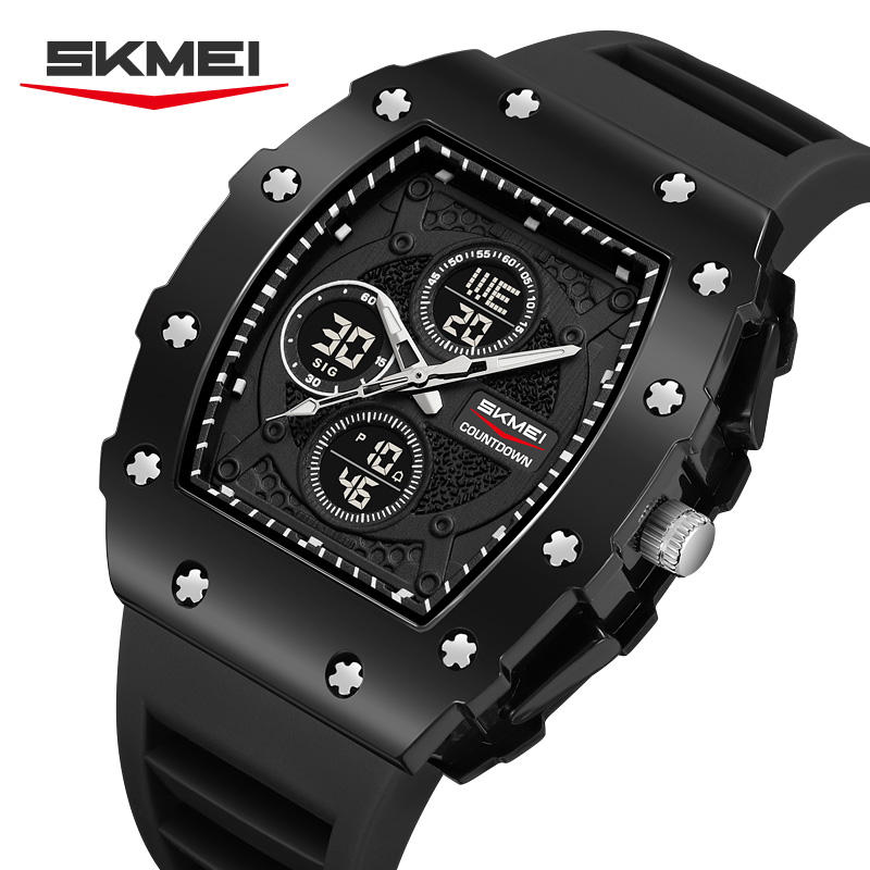 SKMEI 2605 Rugged Dual-Time Sports Watches