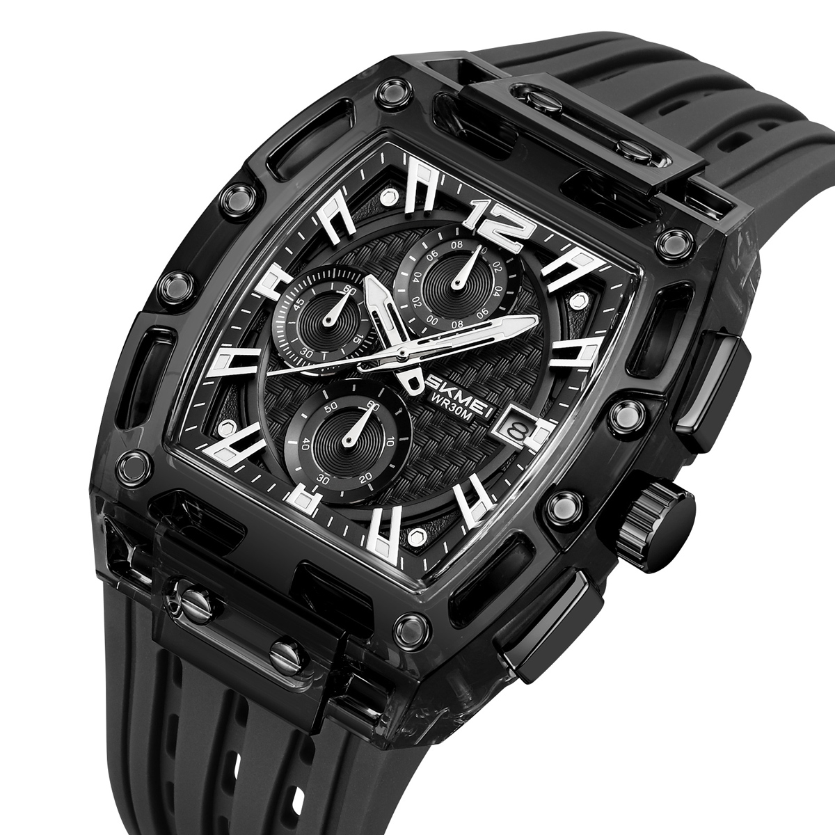 SKMEI 2606 silicon strap quartz watches