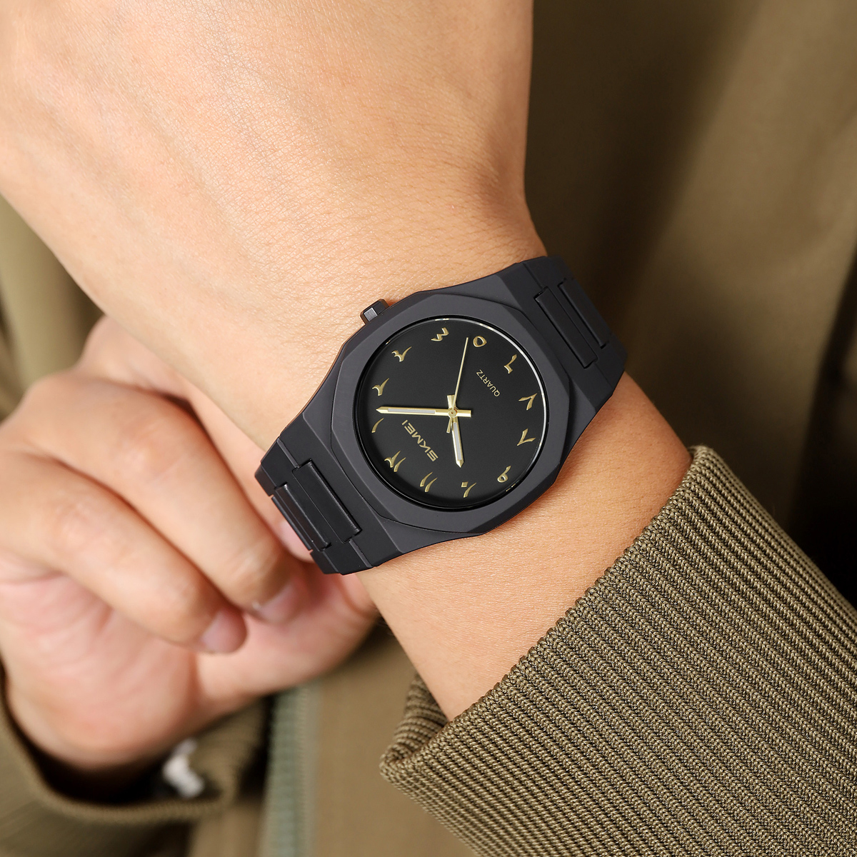 SKMEI 2615 Eastern Arabic numerals Dial Quartz Watch