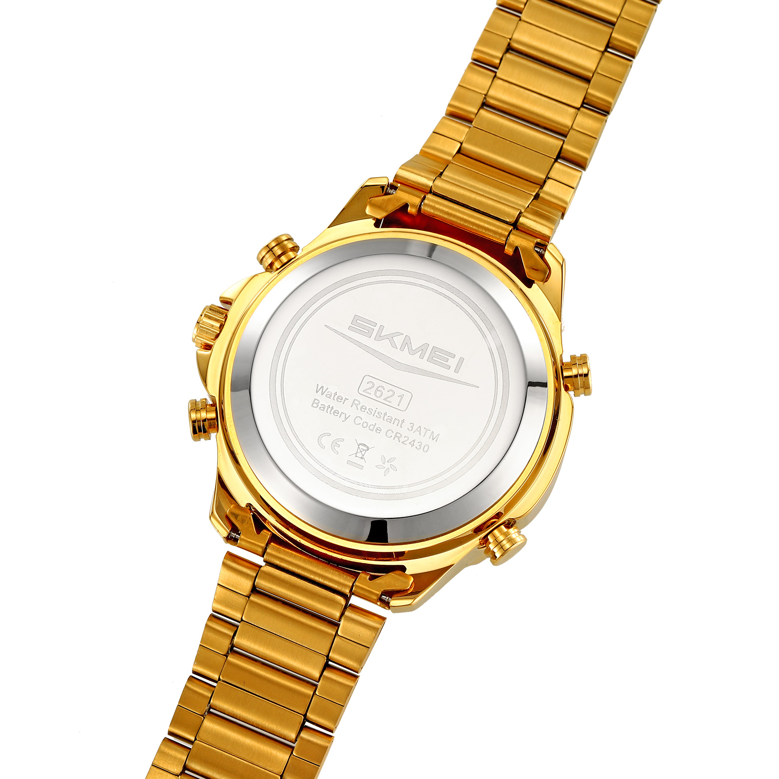 SKMEI Model 2621 Bold Chronograph Analog-Digital Sports Watches