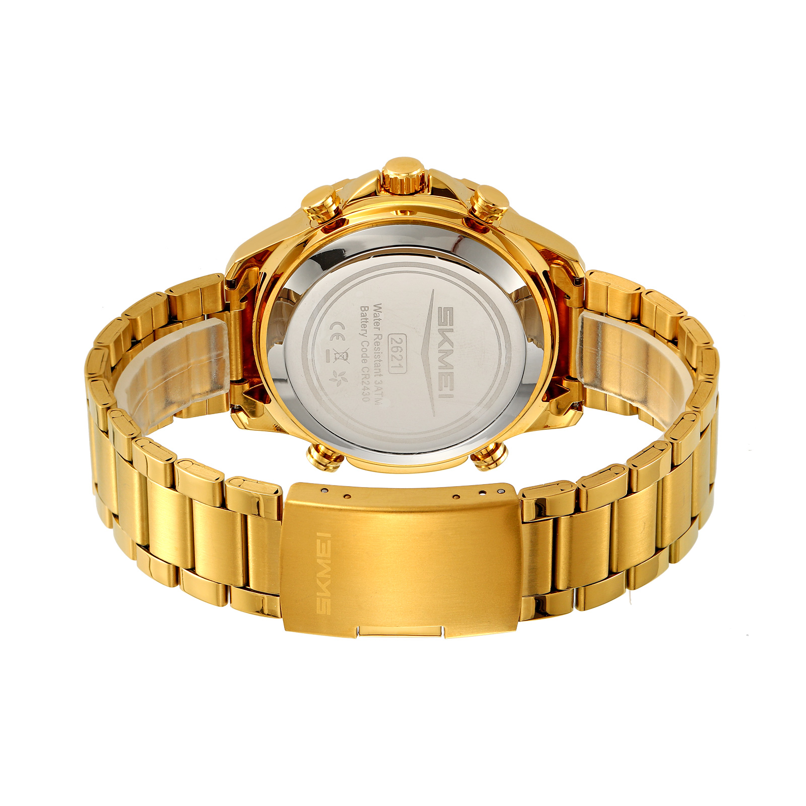 SKMEI Model 2621 Bold Chronograph Analog-Digital Sports Watches