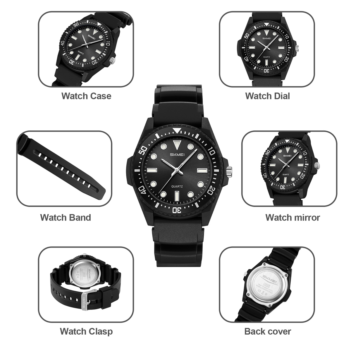 SKMEI Model 2622 Casual Style Quartz Watches