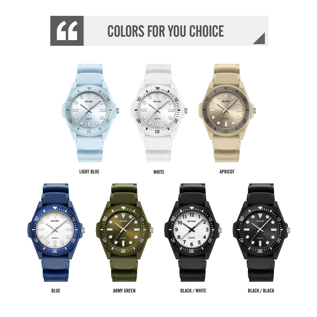 SKMEI Model 2622 Casual Style Quartz Watches
