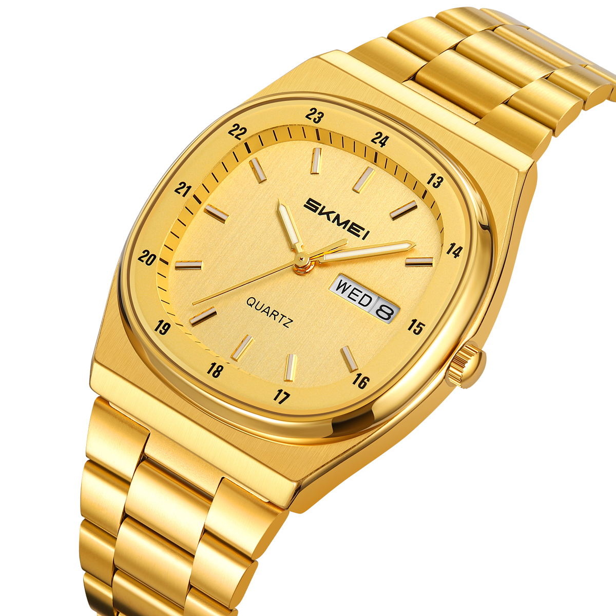 SKMEI 2630 metelic vintage quartz watch