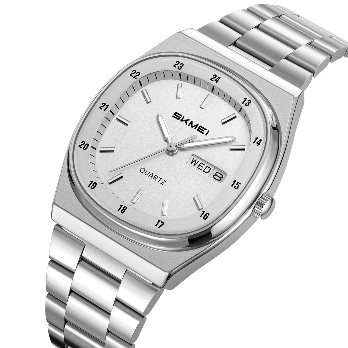 SKMEI 2630 metelic vintage quartz watch