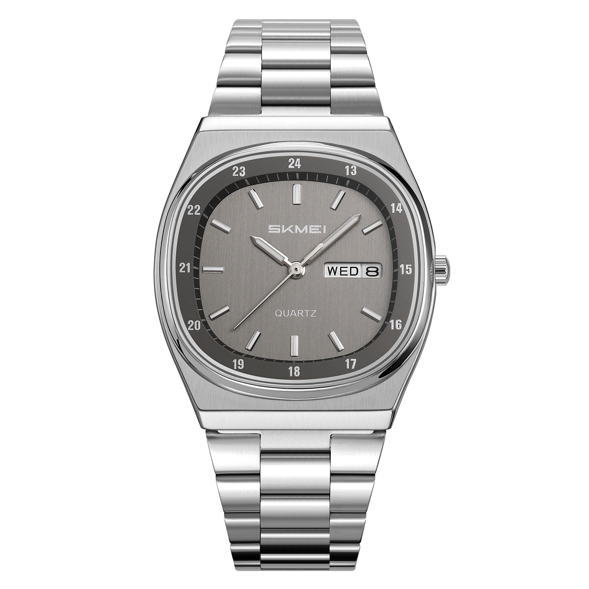 SKMEI 2630 metelic vintage quartz watch