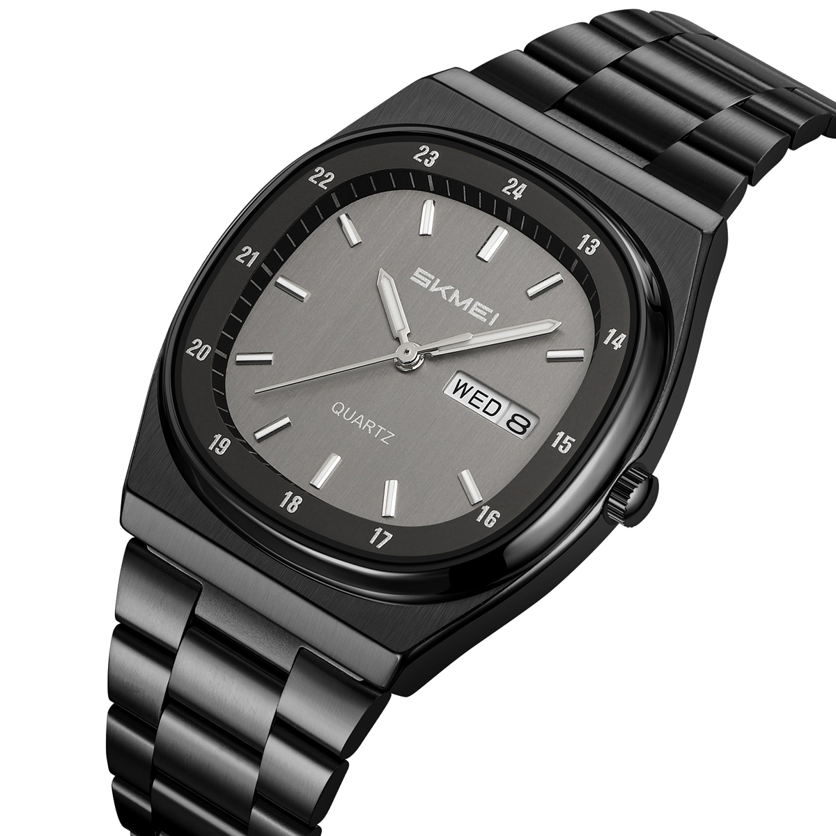 SKMEI 2630 metelic vintage quartz watch