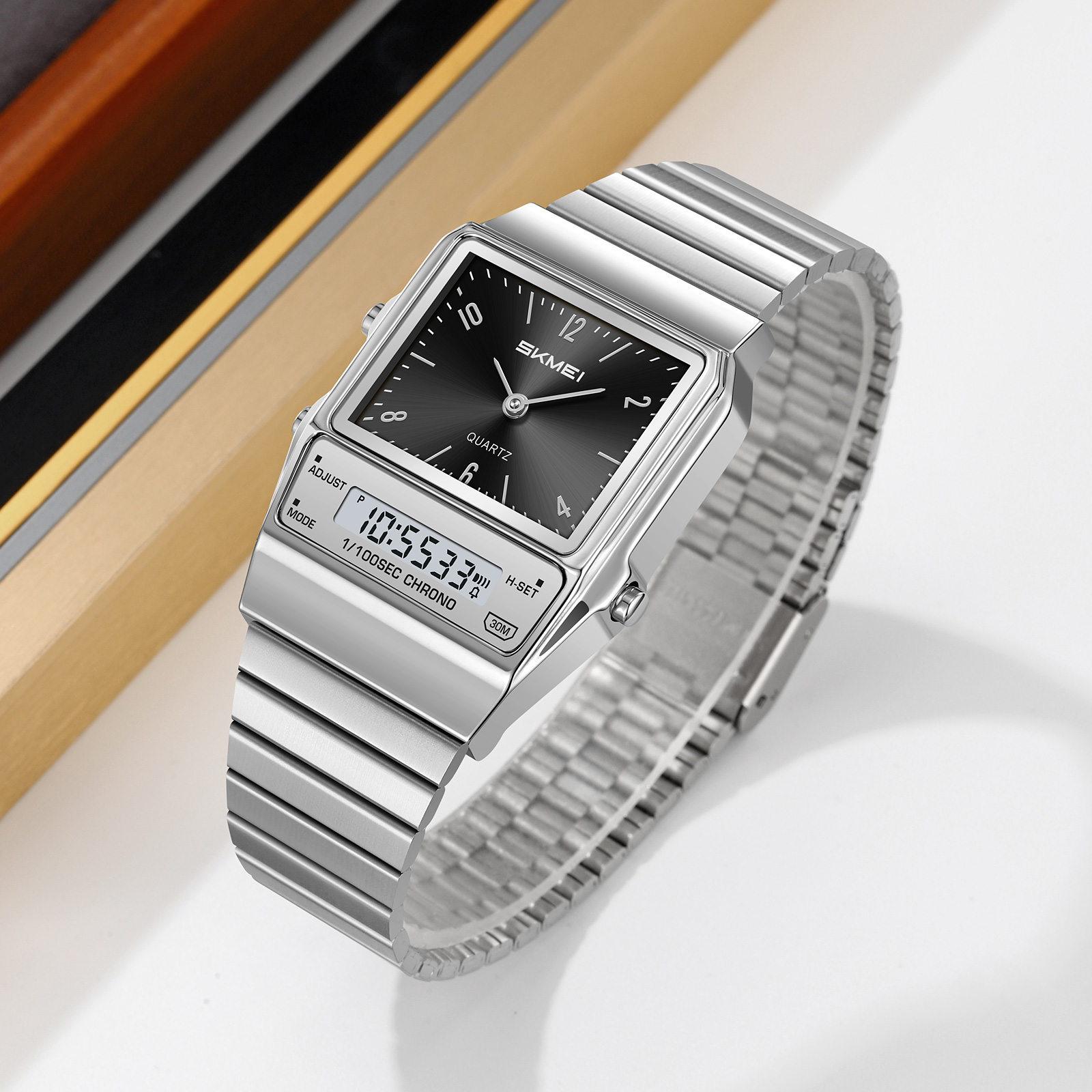 SKMEI Model 2632: Retro Analog-Digital Watches Factory-Direct