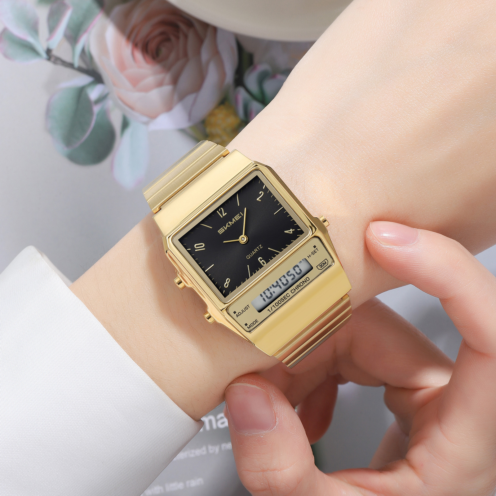 SKMEI Model 2632: Retro Analog-Digital Watches Factory-Direct