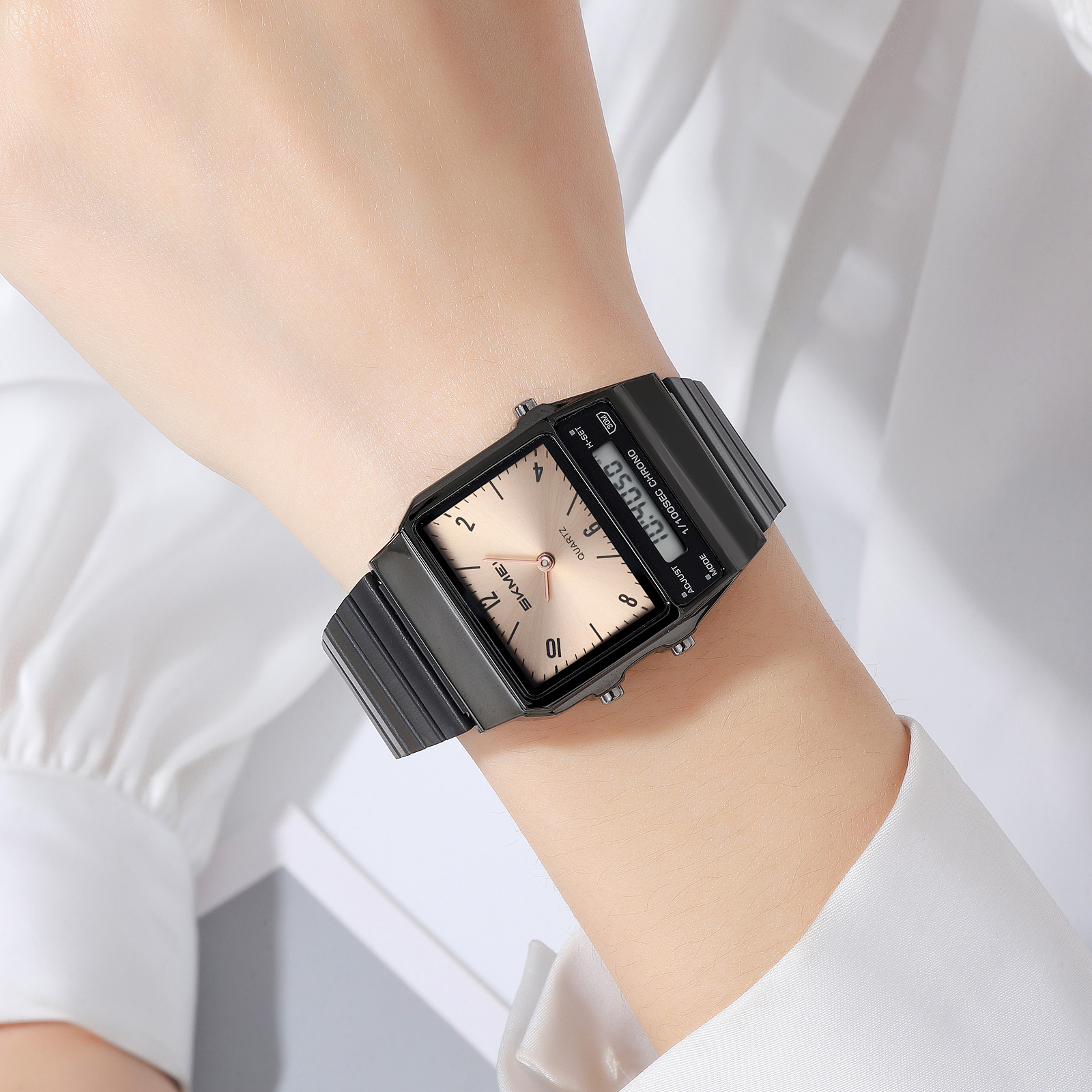 SKMEI Model 2632: Retro Analog-Digital Watches Factory-Direct