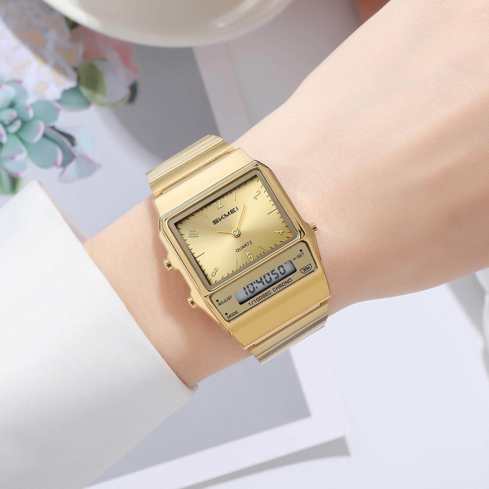 SKMEI Model 2632: Retro Analog-Digital Watches Factory-Direct