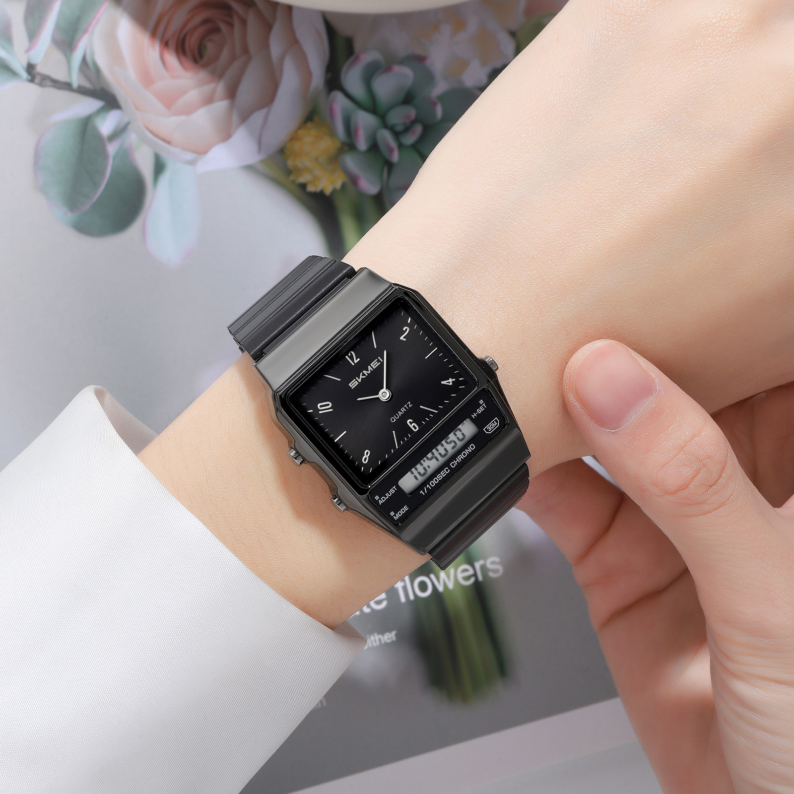 SKMEI Model 2632: Retro Analog-Digital Watches Factory-Direct