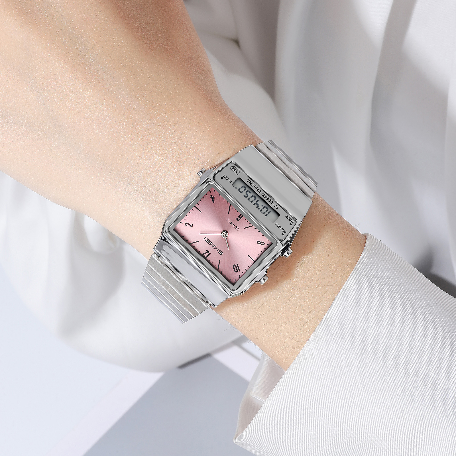 SKMEI Model 2632: Retro Analog-Digital Watches Factory-Direct